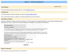 Tablet Screenshot of lists.lttng.org